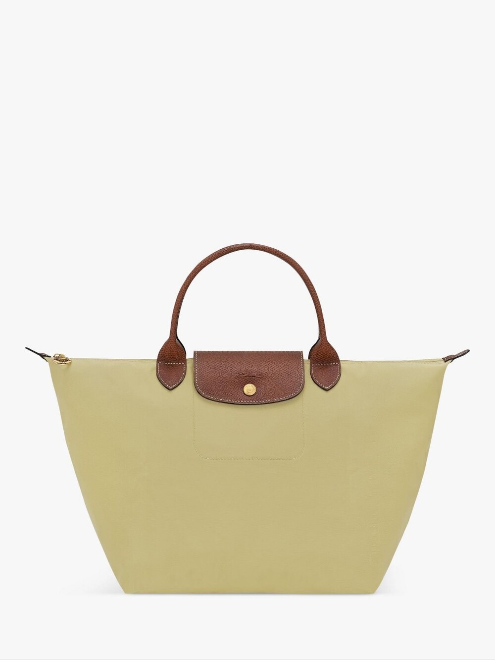 Longchamp Le Pliage Original Medium Top Handle Handbag in Pistachio